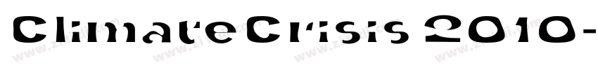 ClimateCrisis 2010字体转换